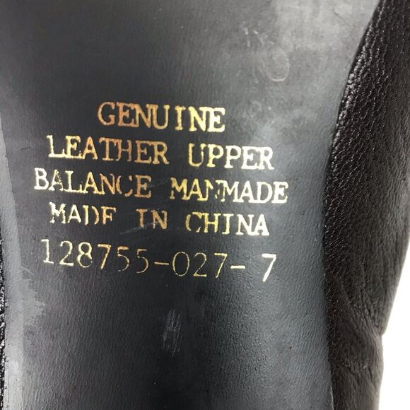 Colin Stuart Brown Leather Heeled Booties Sz 7 - Picture 8 of 8